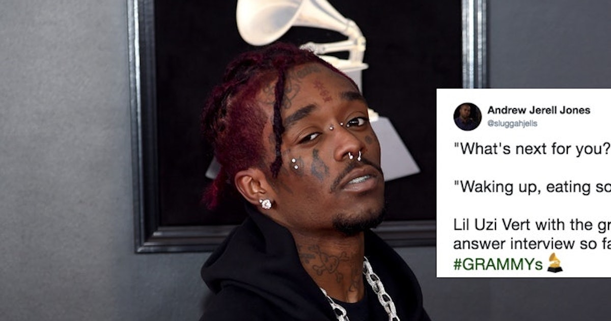 Lil Uzi Vert S Pop Tart Quote At The Grammys Is Super Relatable