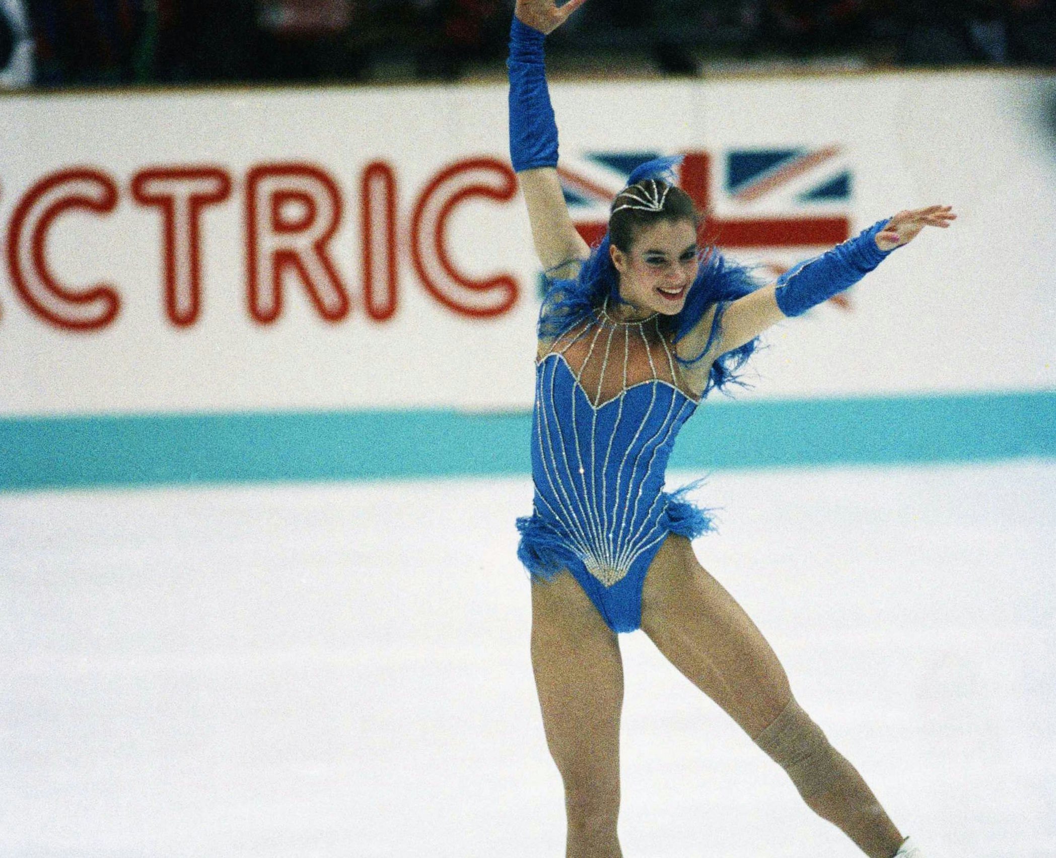 Figure Skating Competition Dress Ice Skating Dress Girl black pants back open 