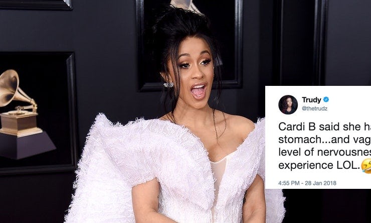 Cardi B’s “Butterflies In My Vagina” Comment At The Grammys Has Twitter ...