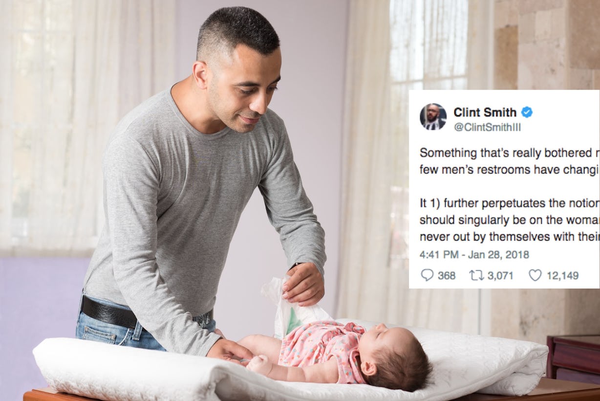 This Dad’s Thread On Diaper Changing Tables In Men’s Restrooms Is So
