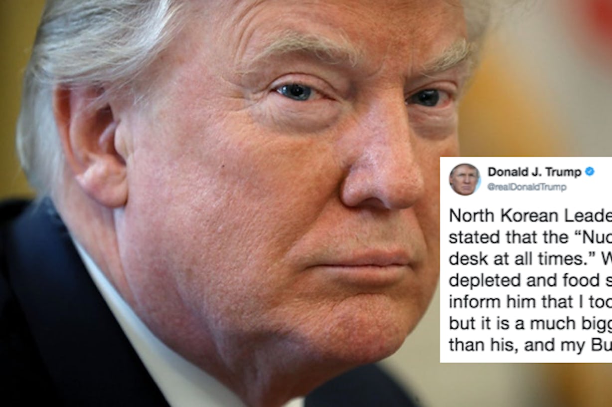 Politicians threat ordered scramble Does Trump Really Have A "Nuclear Button"? No, But Here's What Americans Should Know