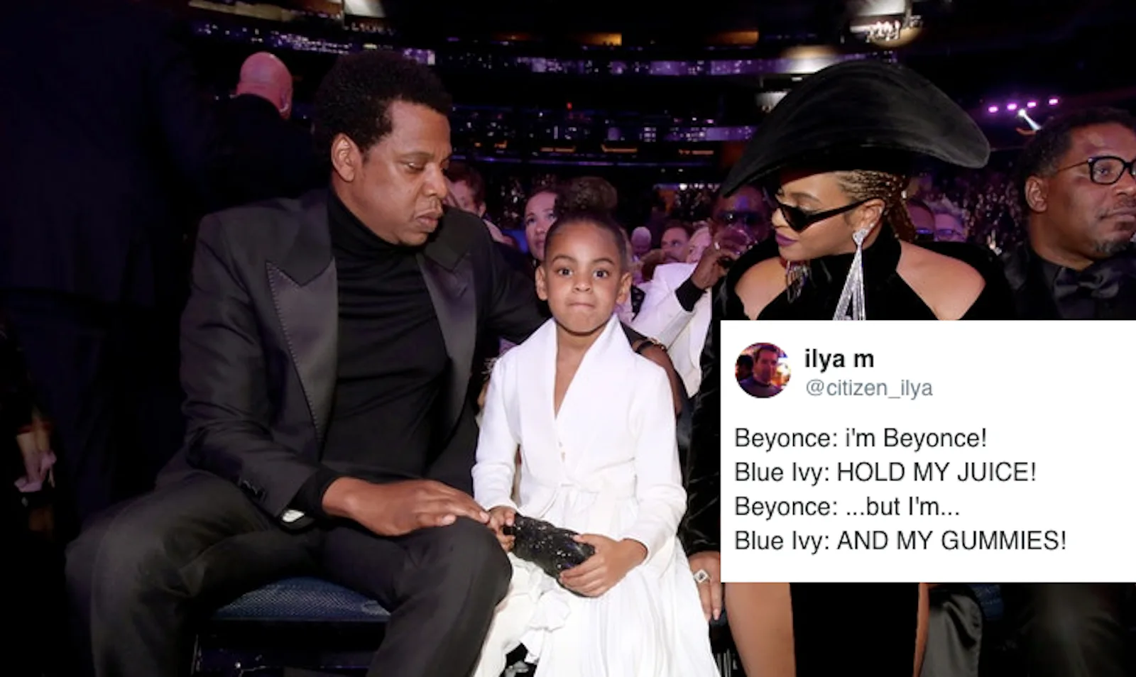 Beyonce Held Blue Ivy’s Snacks At The Grammys & Fans Are Loving It — PHOTOS