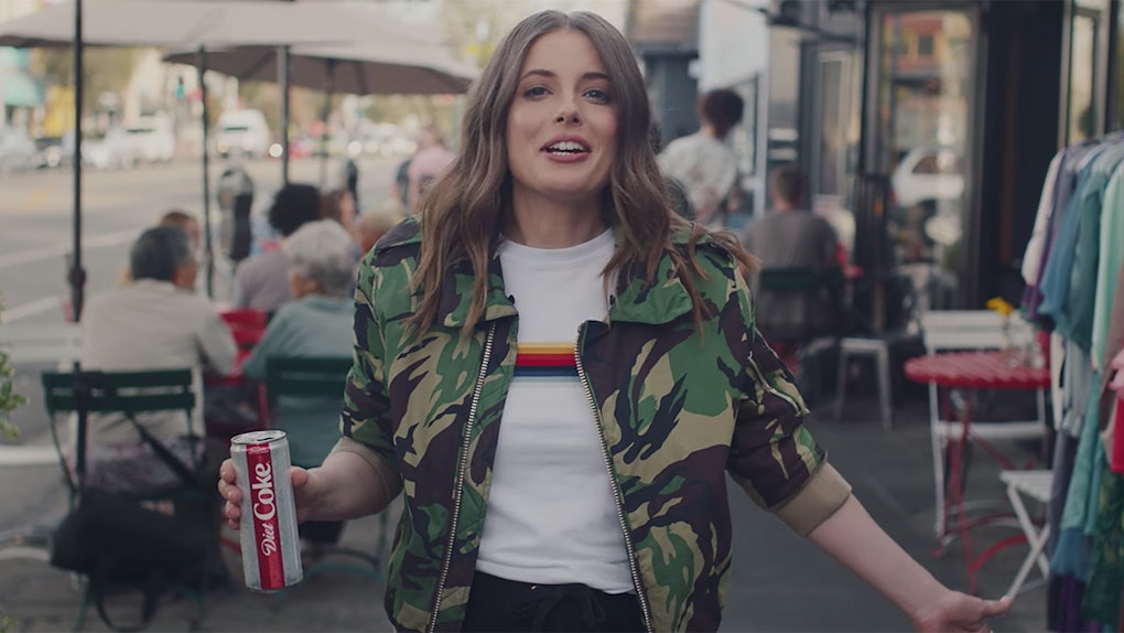 who is diet coke girl