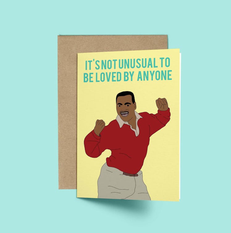 Carlton, It's not Unusual Valentines Day Card