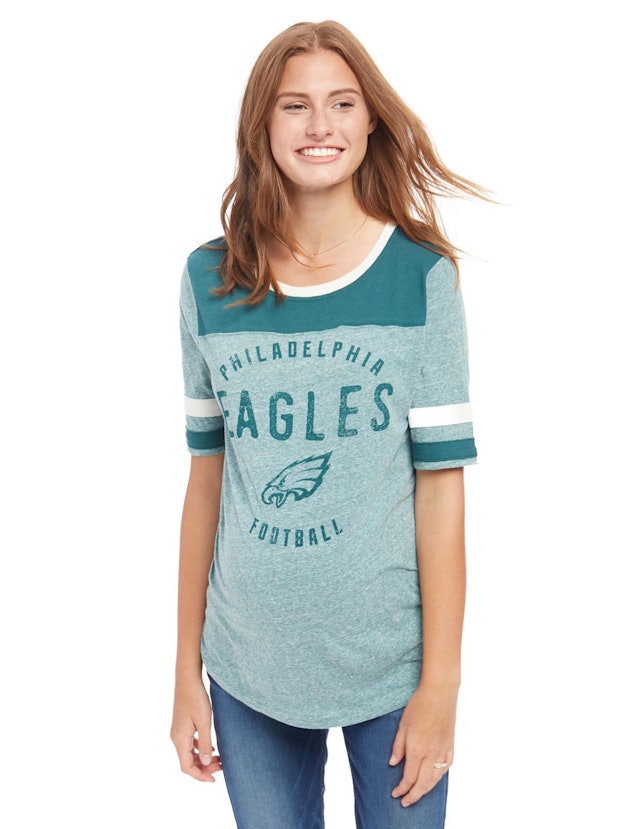 Philadelphia Eagles Maternity Long Sleeve Shirt Medium