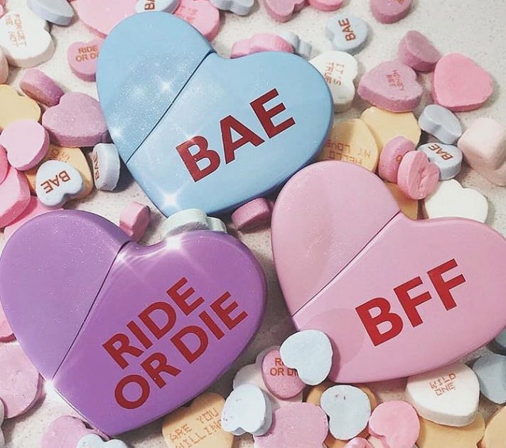 kkw candy heart perfume