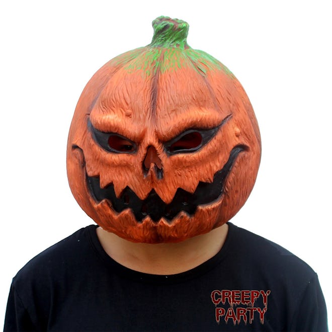 CreepyParty Pumpkin Head Mask