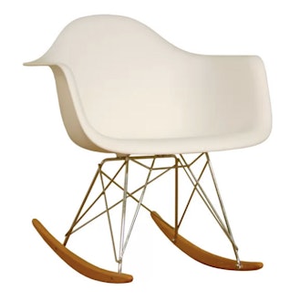 Baxton Studio Mid-Century Modern Rocking Chair