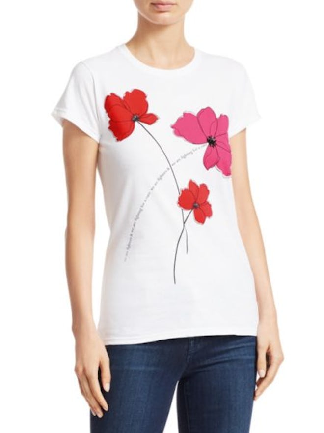 Carolina Herrera Key To The Cure Poppy T-Shirt