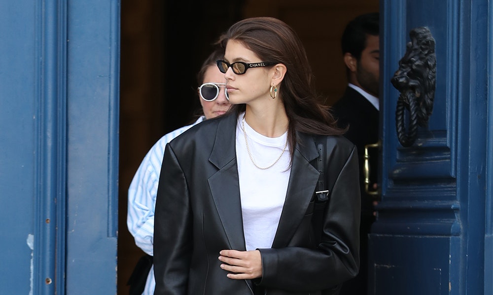 kaia gerber chanel sunglasses