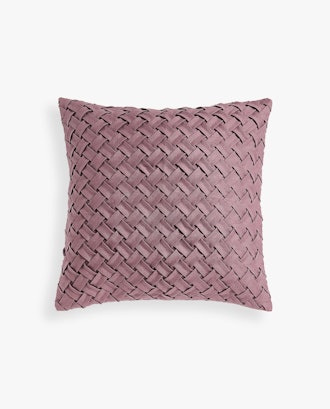 Linen Throw Pillow Cover With Pleats
