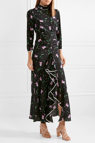 Gabriele Floral Silk Dress