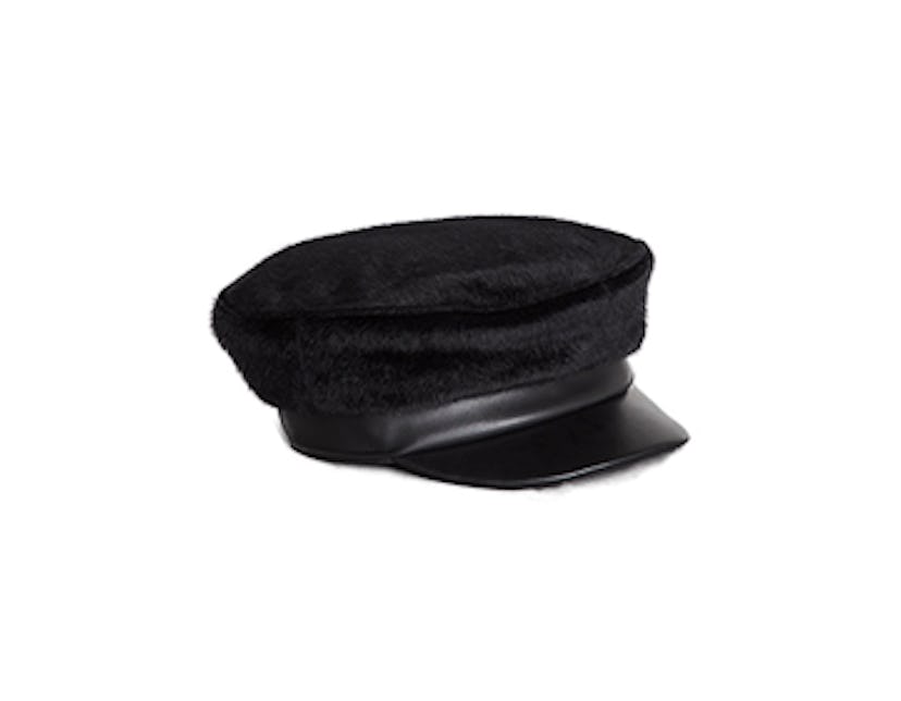 Faux Pony Moto Cap 