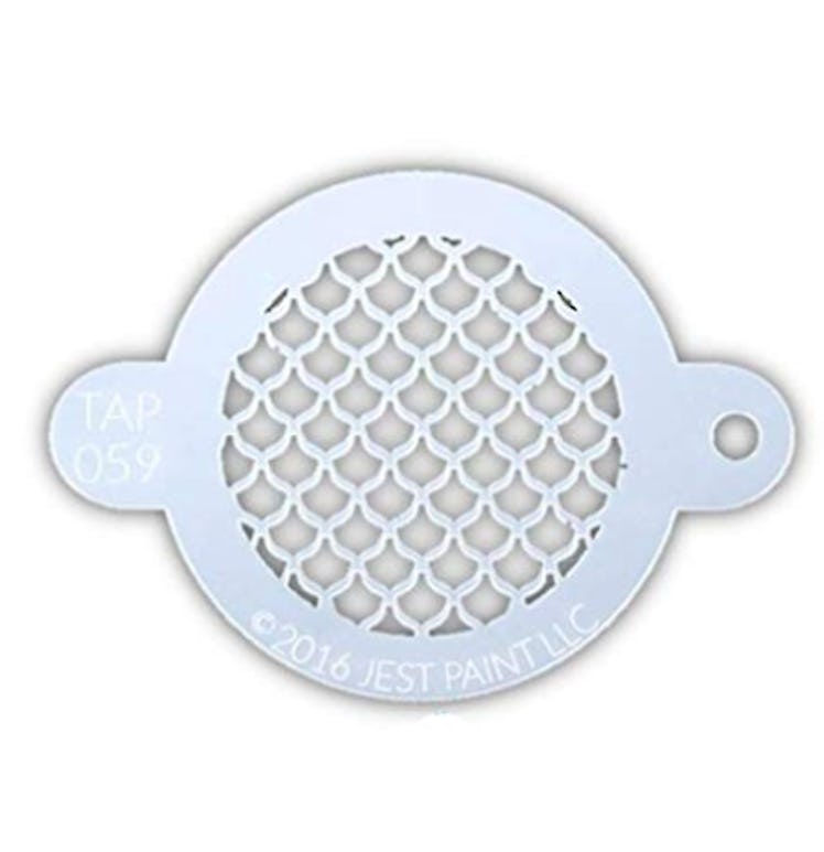 Face Painting Stencil - Fish Scales
