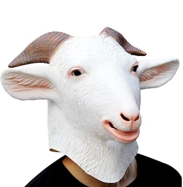 Latex Animal Head Mask Goat