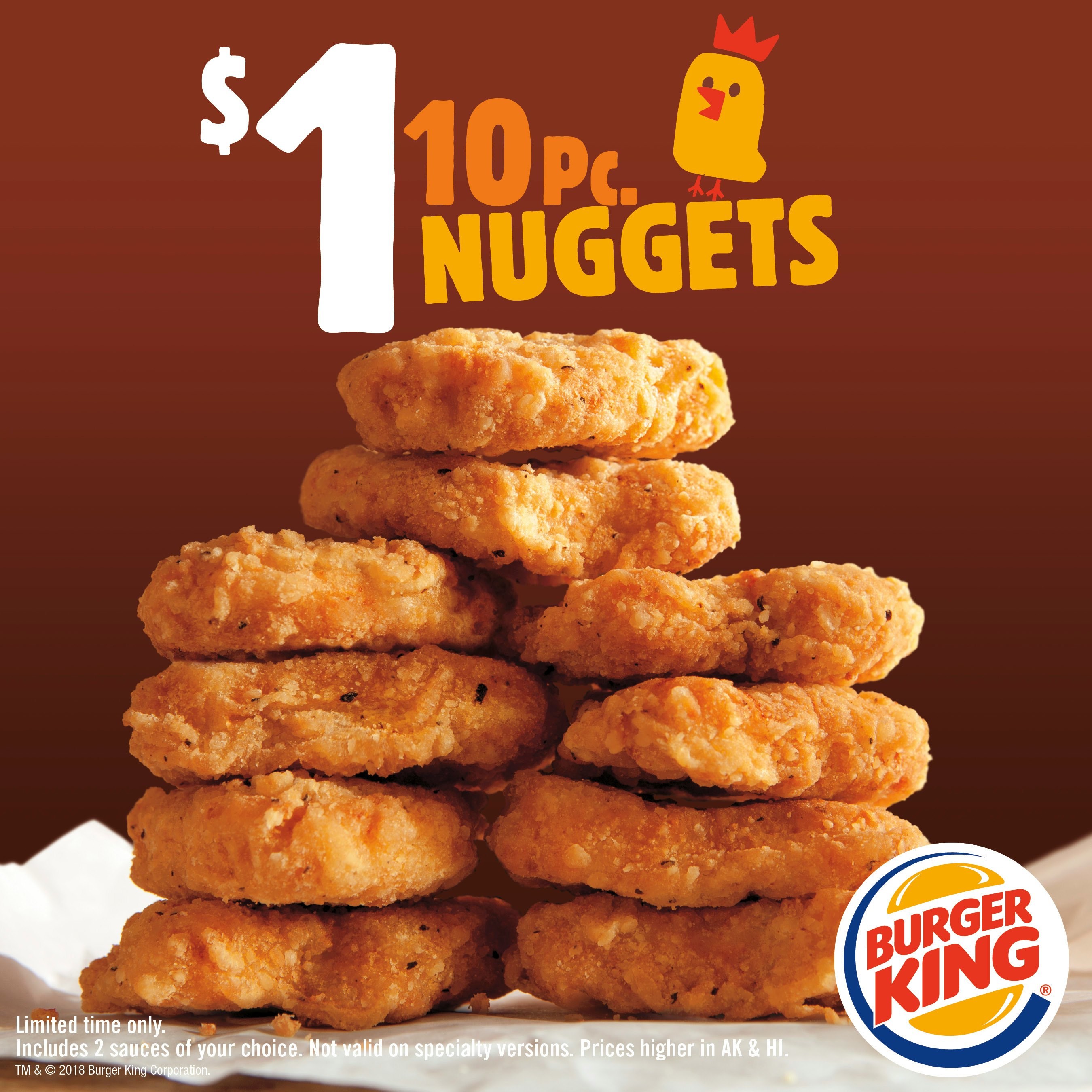Burger King Has 10 Chicken Nuggets For A Dollar A Ton Of