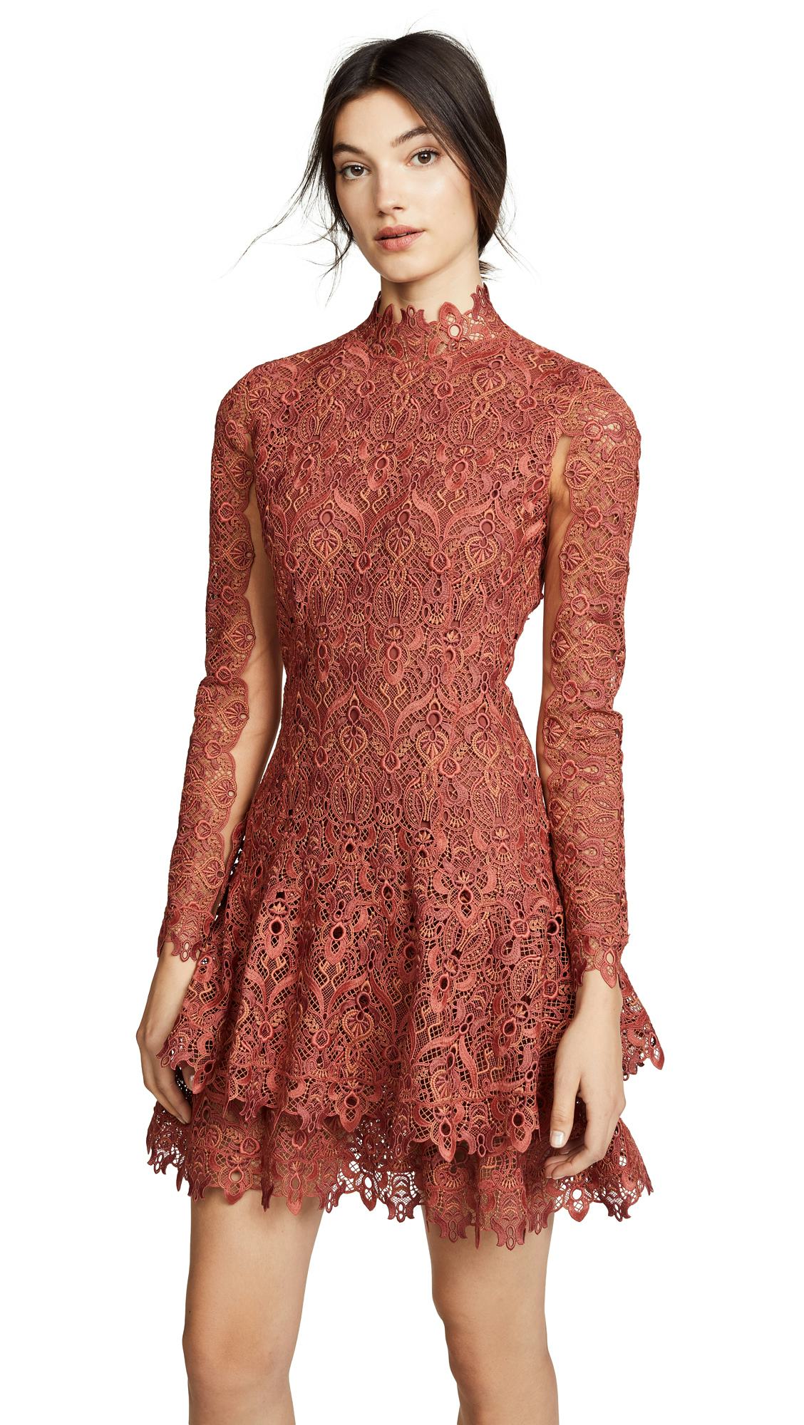 Long Sleeved Lace Wedding Guest Dress Carley Connellan