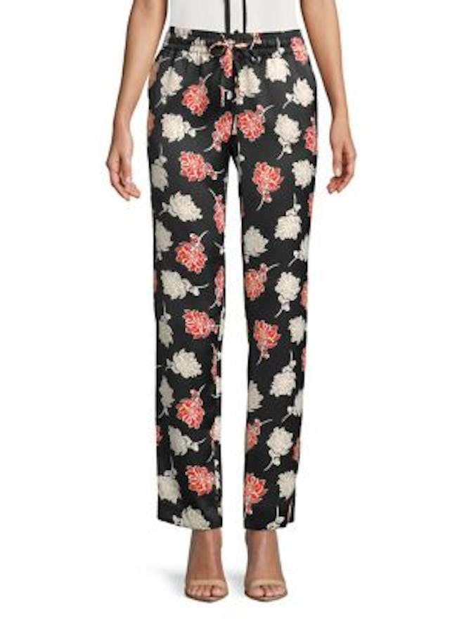 Floral Straight Leg Pants