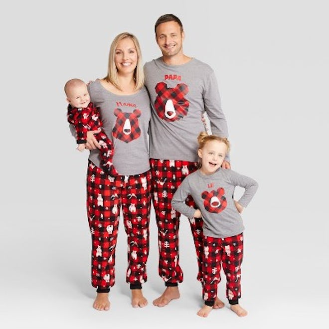 Wondershop™ Holiday Bear Family Pajamas Collection 