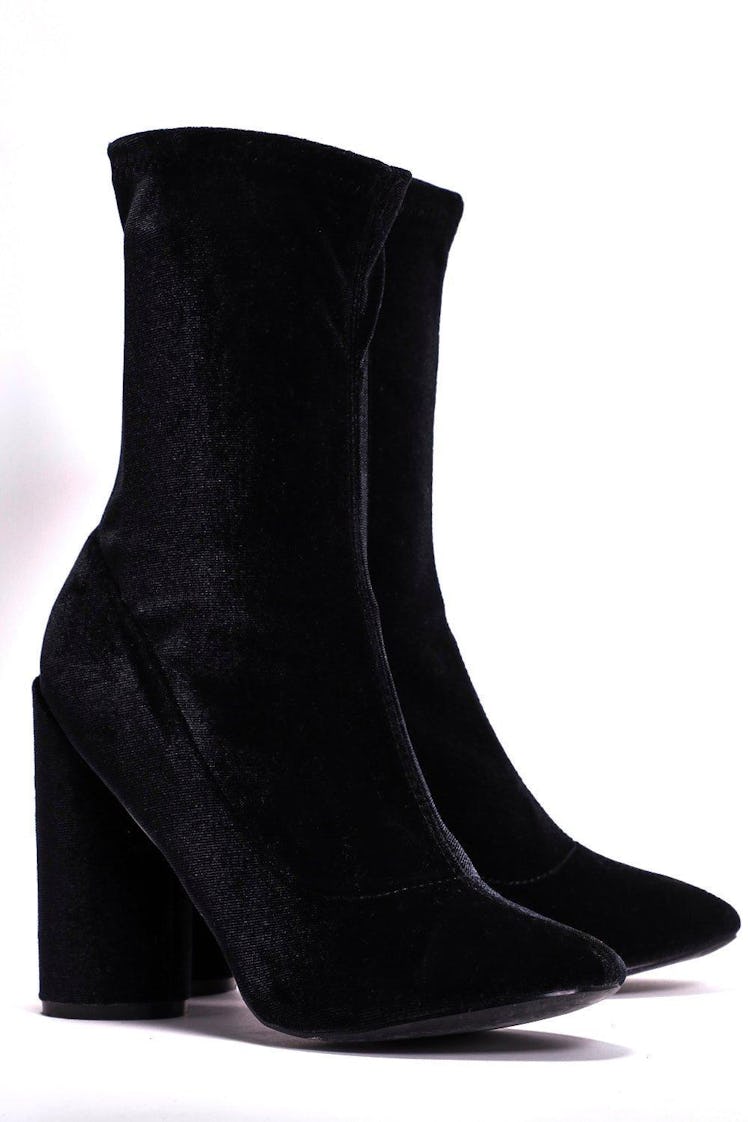 Out of Touch Velvet Boot