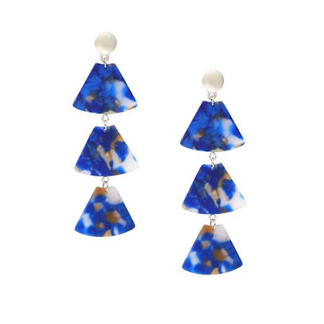 Design Lab Geometric Triple Drop Earrings