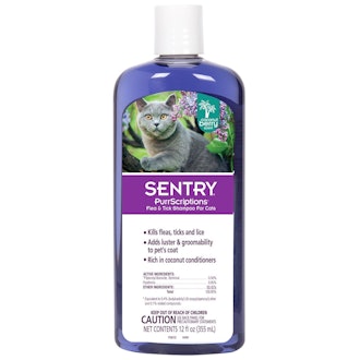 Sentry PurrScriptions Flea and Tick Shampoo for Cats
