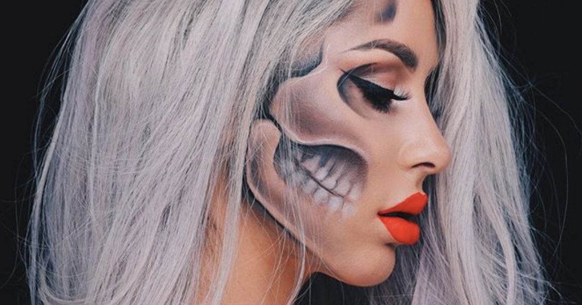 11 Easy Skull Makeup Tutorials For