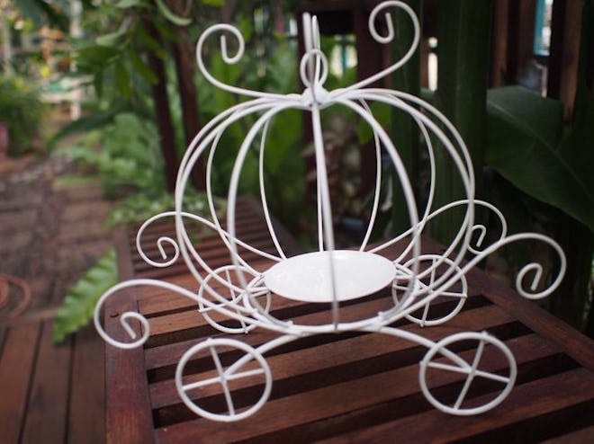 Cinderella Princess Pumpkin Carriage Plant Stand