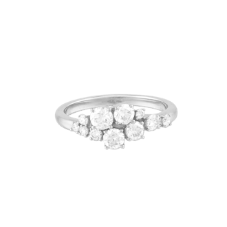 Diamonds Cluster Ring 