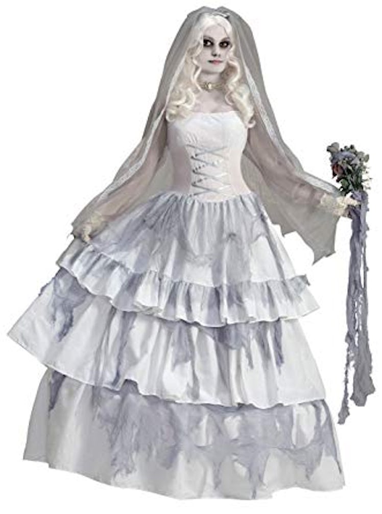 Forum Novelties Women's Deluxe Victorian Ghost Bride Costume