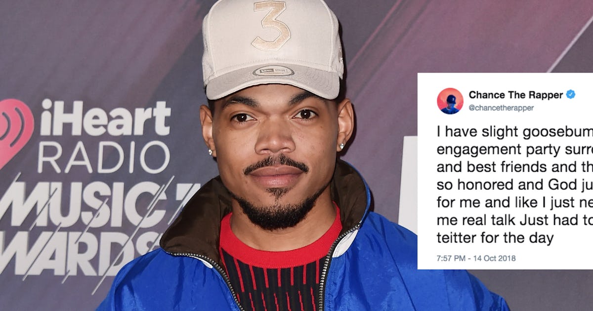 Chance The Rapper's Tweet About His Engagement Party Will Remind You ...