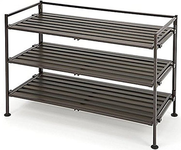 Seville Classics 3-Tier Resin Slat Utility Rack