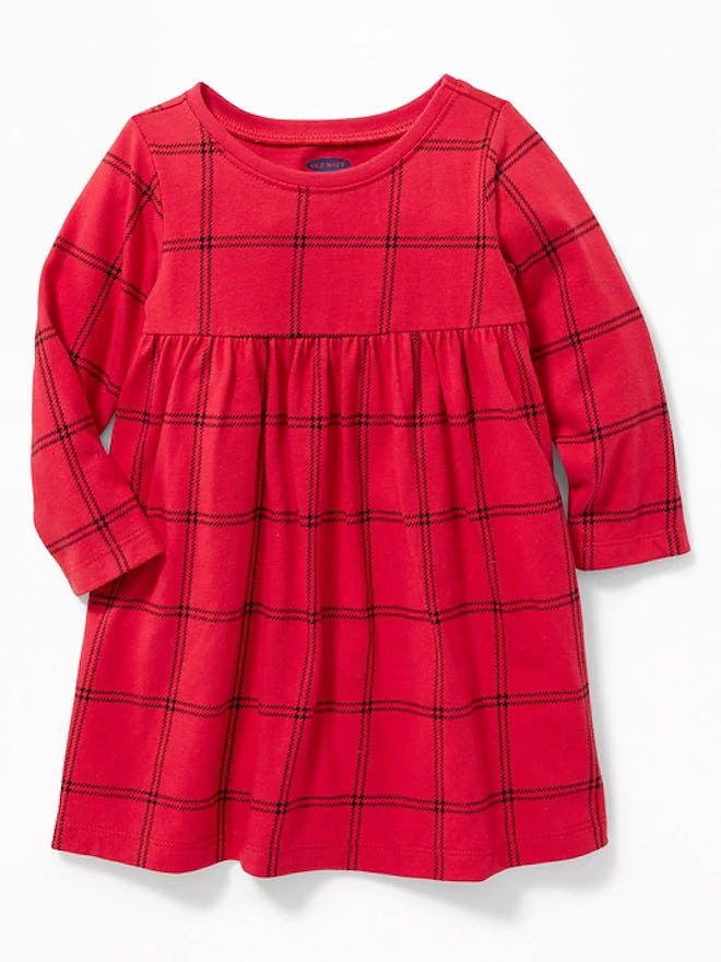 Empire-Waist Jersey Dress for Baby