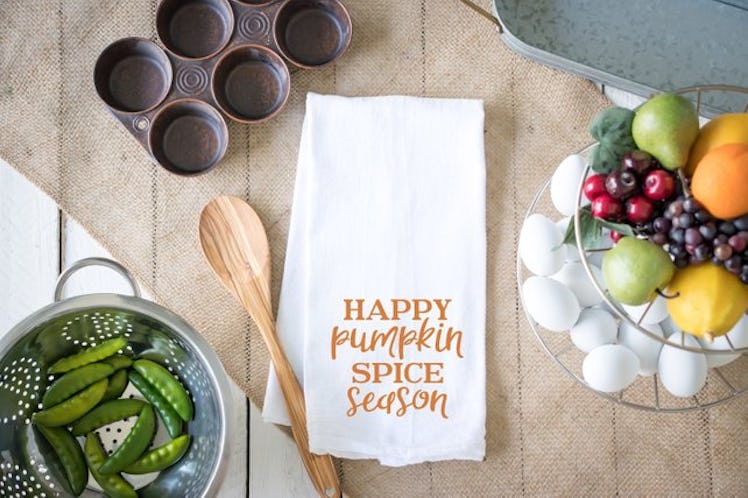 Happy Pumpkin Spice Season Kitchen Towel