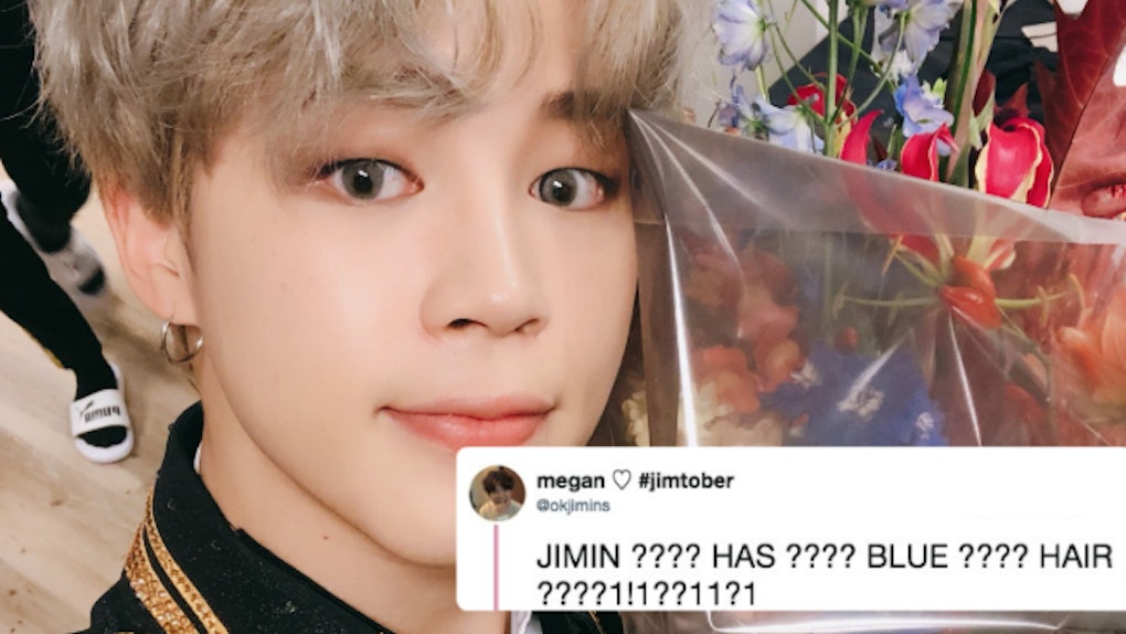 Jimin From Bts New Blue Hair Has The Army Completely Losing Their