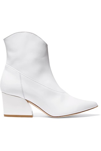 Dylan Patent-Leather Ankle Boots