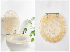 This Gold-Flecked Toilet Seat From Urban Outfitters Turns Your Toilet