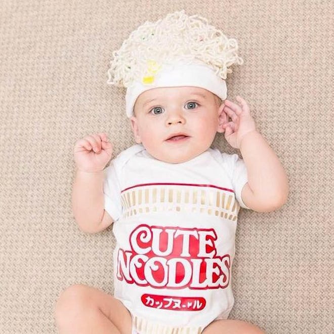 Buzz Bear Studio on Etsy Ramen Noodle Baby Costume