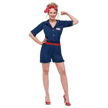 FUNWRD Rosie The Riveter Adult Costume
