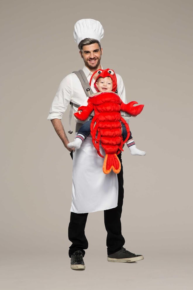 Chef and Lobster Baby Carrier Costume