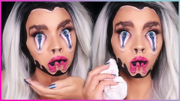 11 Mesmerizing Optical Illusion Makeup Tutorials For Halloween 2018