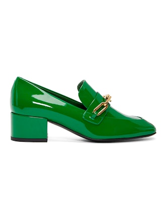 Green Patent Chillcot Heeled Loafers