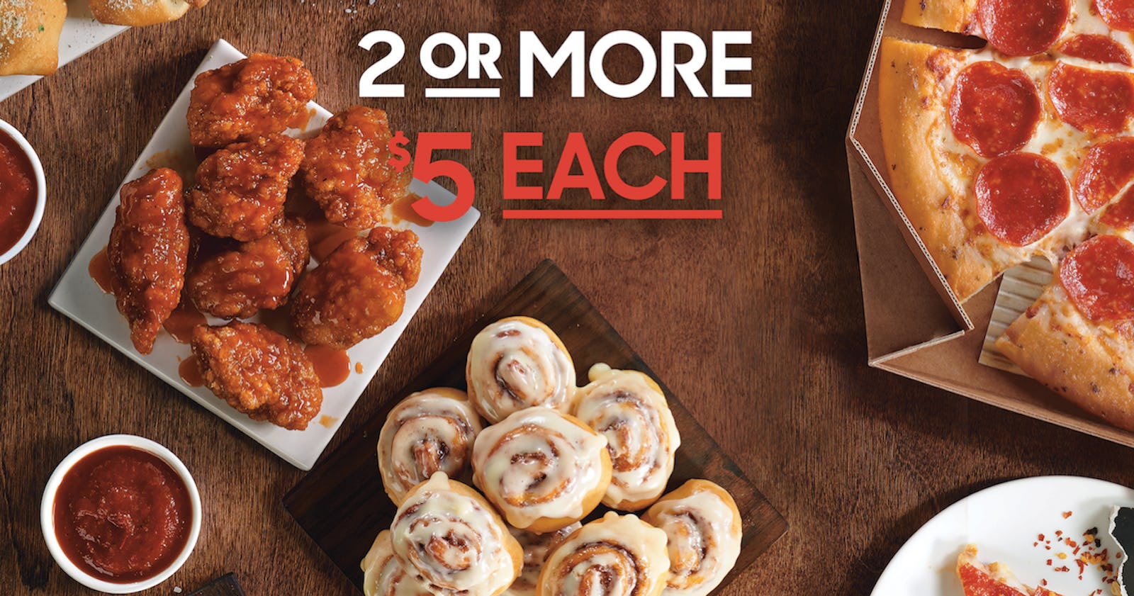 Pizza Hut's New 5 Deal Lets You Snag A Bunch Of Your Favorites At A