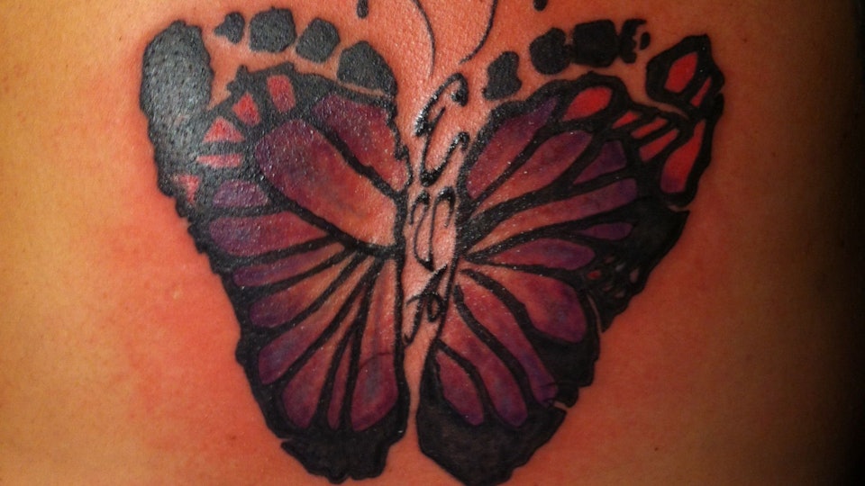 11 Purple Butterfly Tattoos To Honor The Baby You Lost The Baby 11 Purple Butterfly Tattoos To Honor The Baby You Lost The Baby