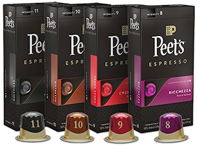 Peet's Coffee Espresso Capsules Variety Pack, 40-Count