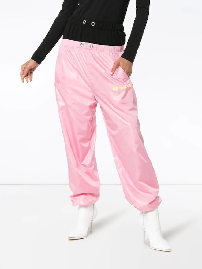 Double-Waisted Track Pants