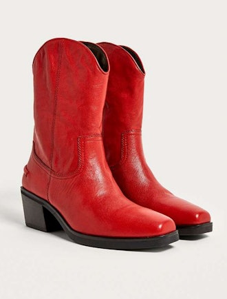 Vagabond Simone Red Cowboy Boots