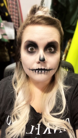A skeleton makeup look for Halloween is easier to do than you think, as long as you have the right s...