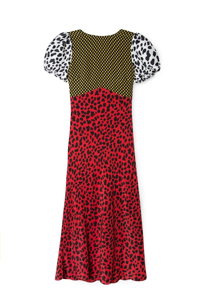 Mixed Leopard Dress