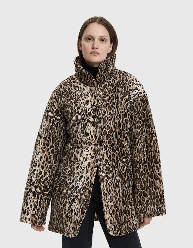 Shelter Faux Leopard Jacket